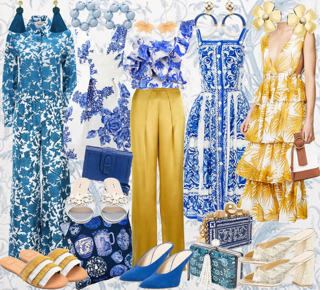 Blue and White Outfit Ideas  Chinoiserie Style Finds under $50