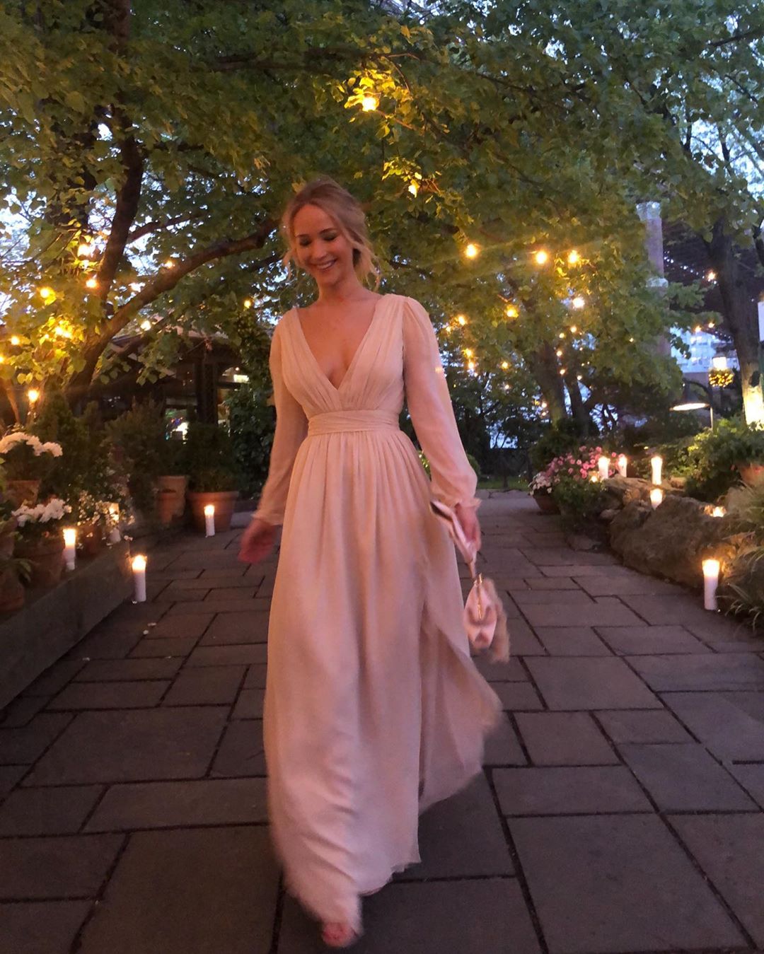 The Designer of J Law s Engagement Party Dress Reveals Her Inspo