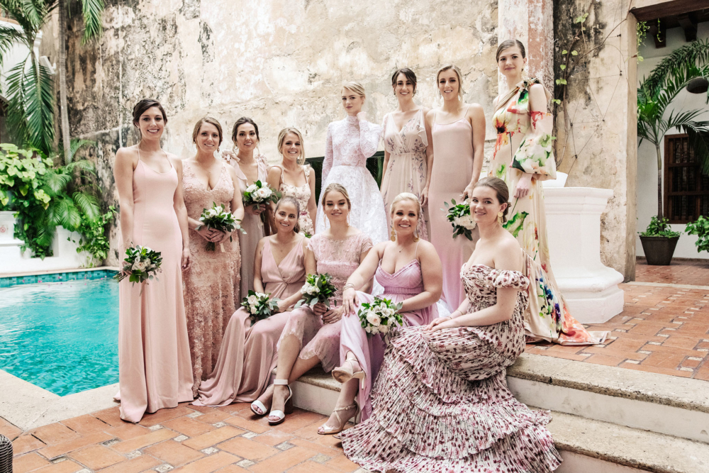 muted green bridesmaid dresses