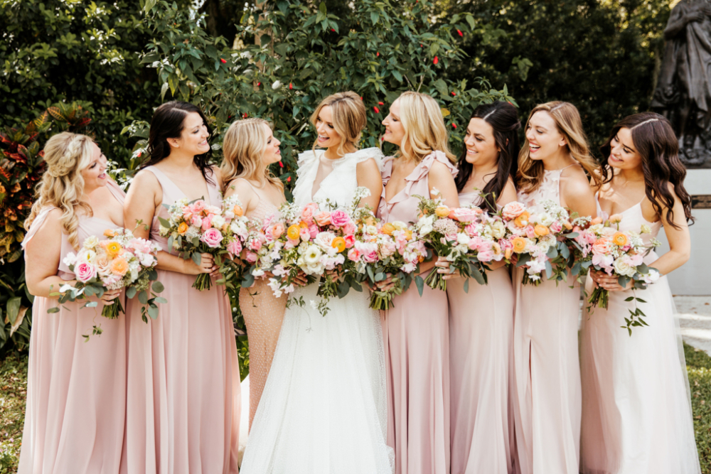 Planning a mix + match bridal party? Save this under your bridesmaids  dress inspo folder! 🤍