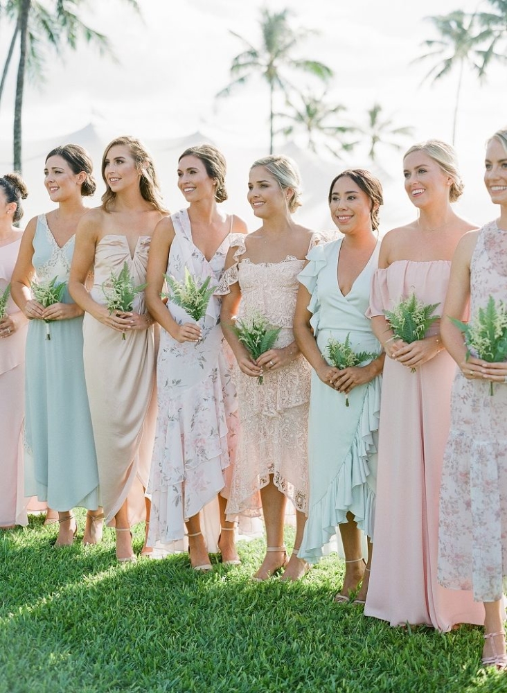 All the Bridesmaid Inspiration You Could - Over The Moon