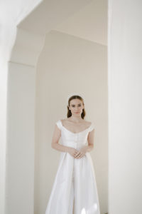 This Bride Wore a Gabriela Hearst Two-Piece Set to Her Santa Barbara ...