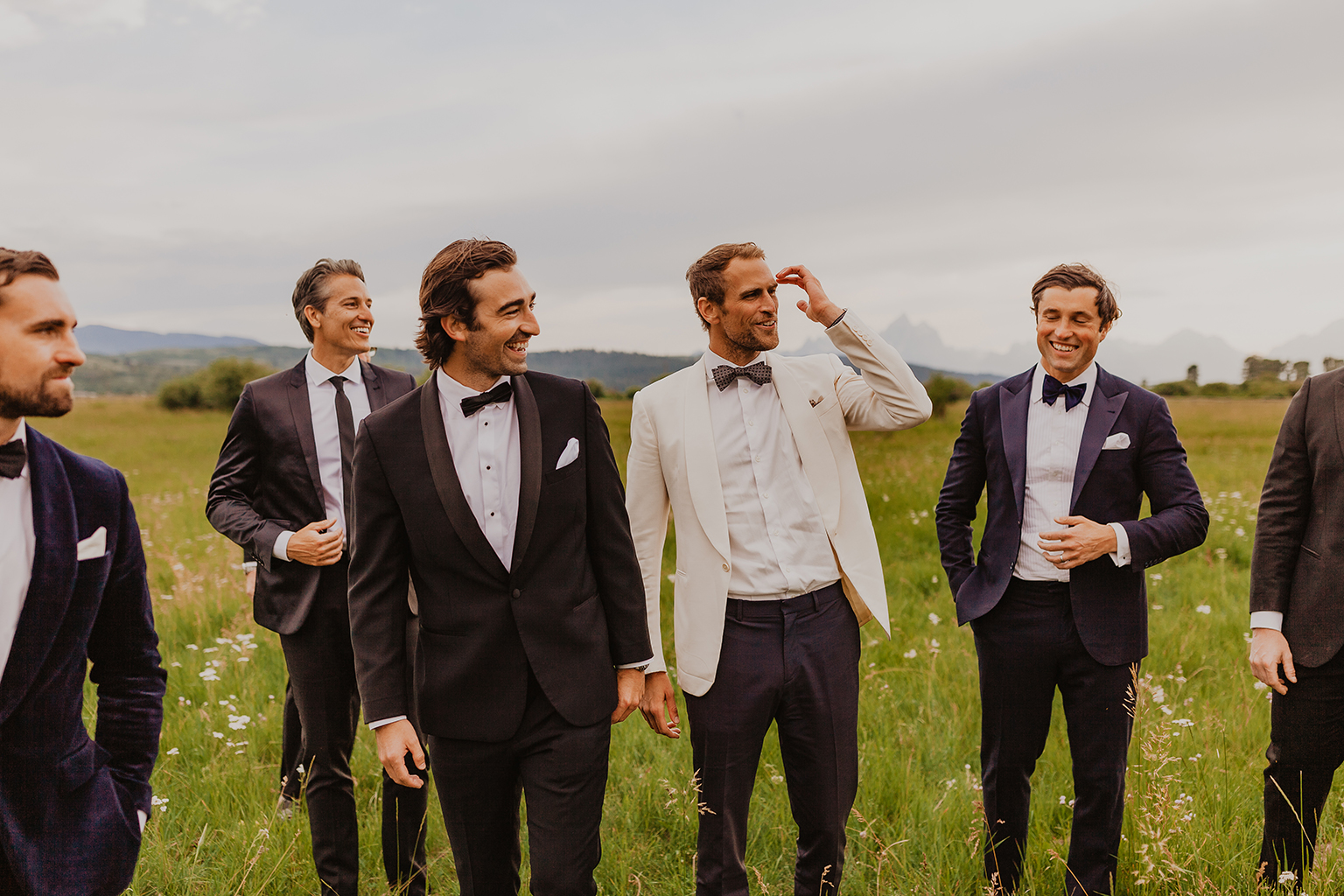 An Elevated, Open Field Elopement Shoot in Jackson Hole - Over The Moon
