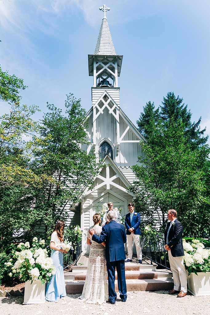 These Newlyweds Exited Their Micro-Wedding Ceremony in Millbrook to the ...