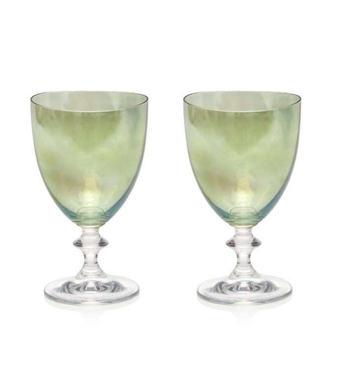 Luisa Beccaria Rosy Water Glasses, Set of 2 - Over The Moon