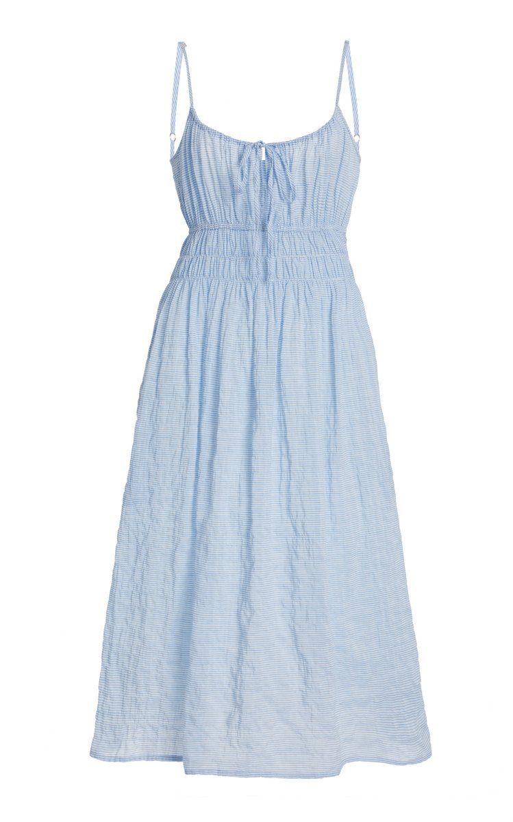 Ciao Lucia Gabriela Dress Baby Blue Stripe - Over The Moon