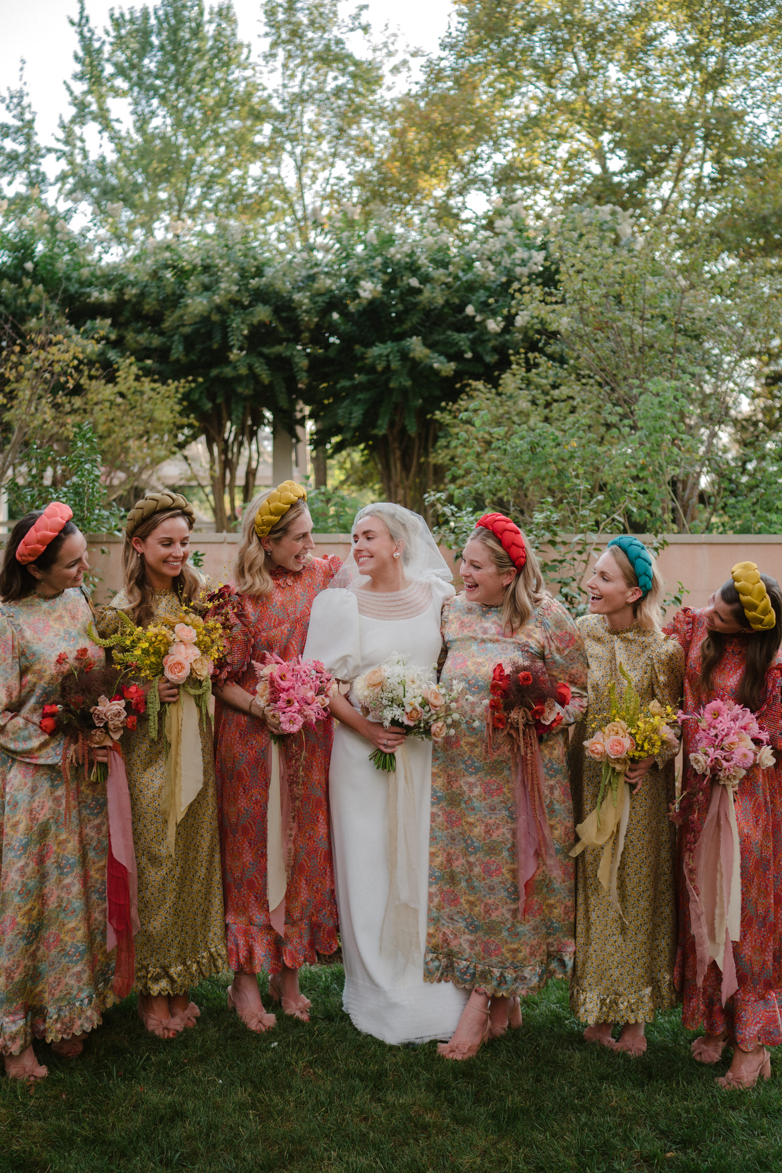 The Art of Mismatched Bridesmaid Dressing, According to an OTM Bridal  Stylist - Over The Moon