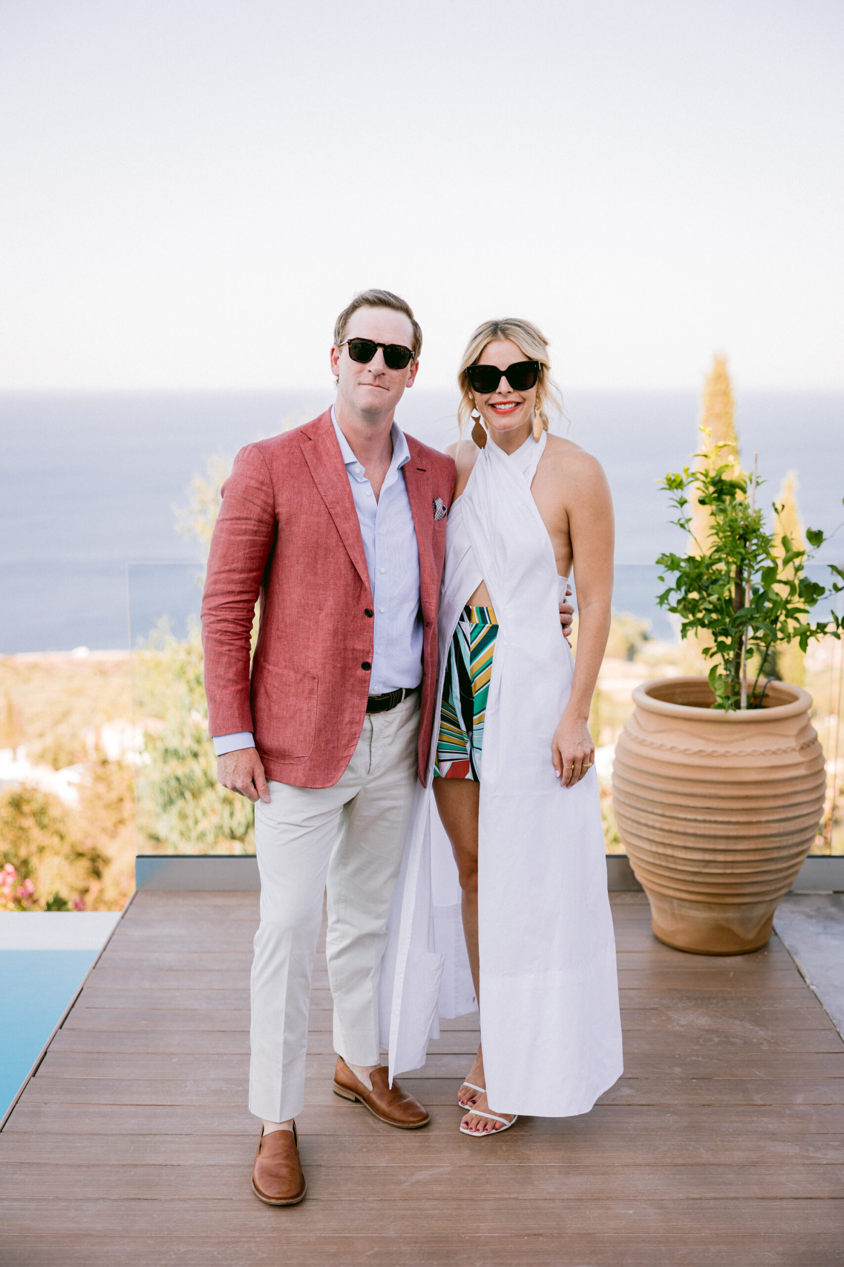 The Bride Wore All Custom Looks For Her Wedding Weekend in Zakynthos - Over  The Moon