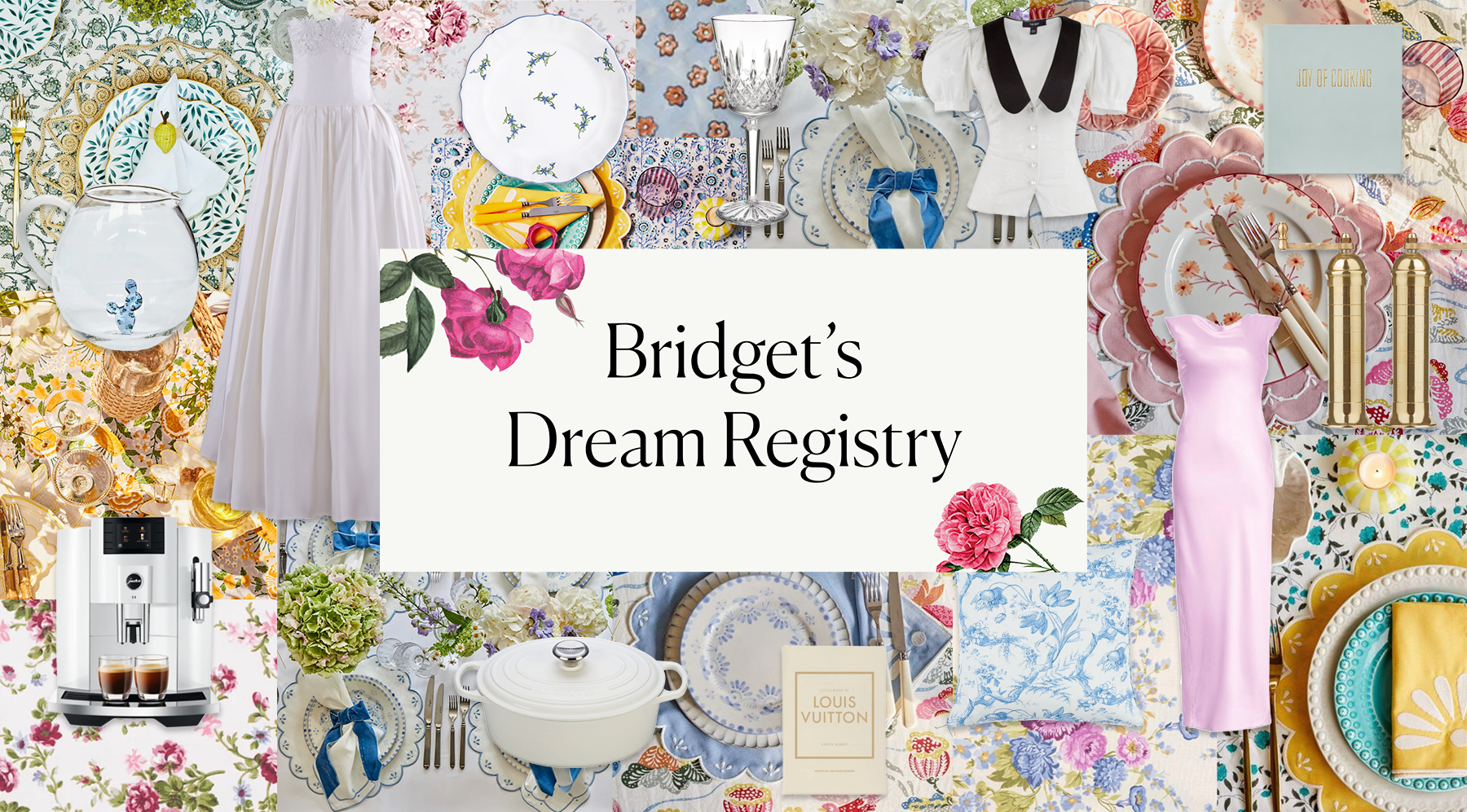 The Bar Co-Founder Bridget Bahl's Dream Registry is Filled With