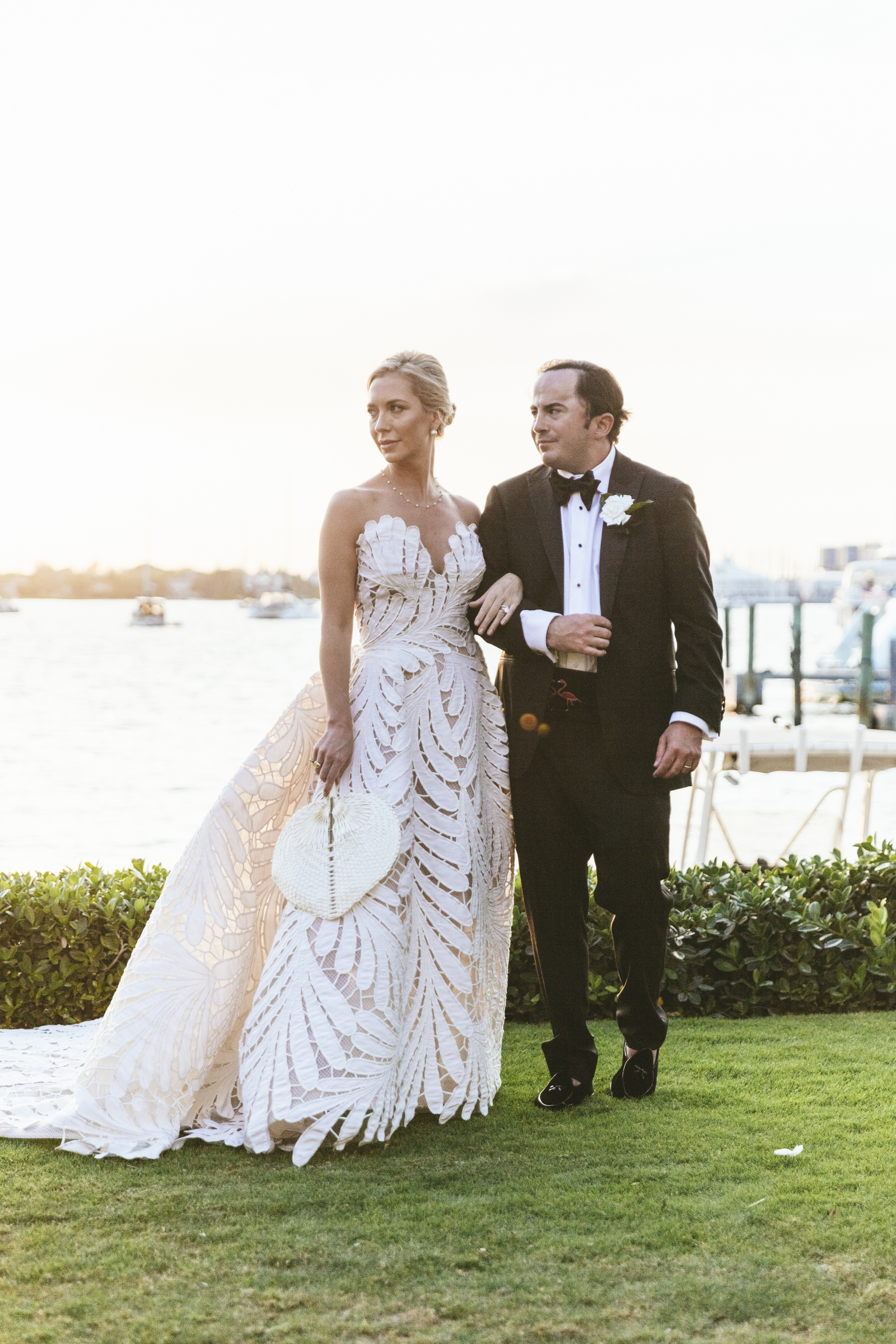 Exclusive: Lindsey Metselaar's Chic Palm Beach Wedding